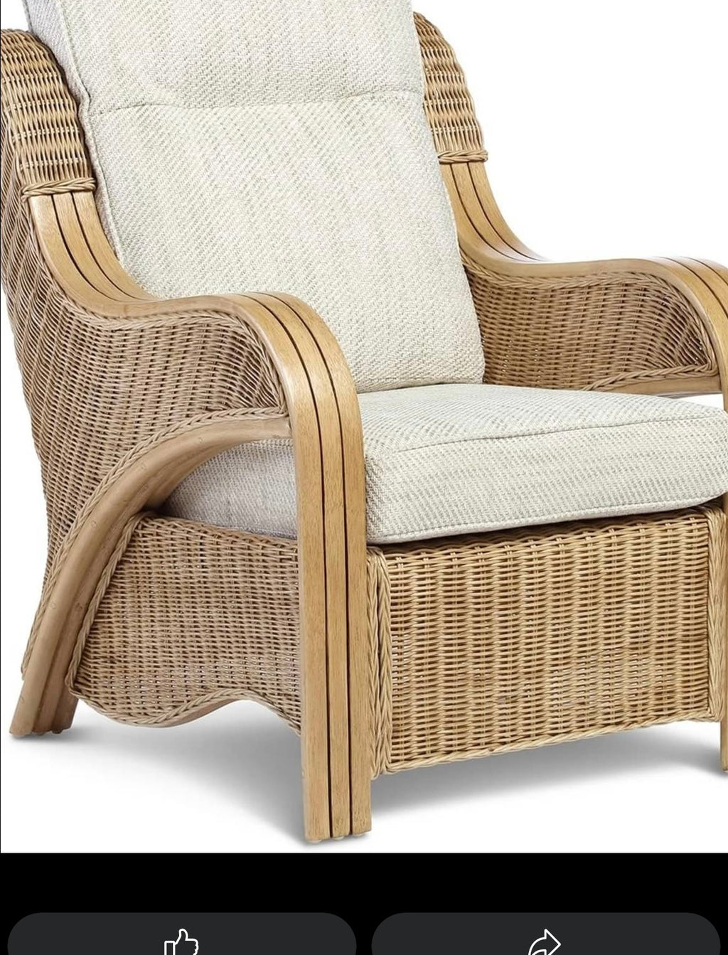 Desser Opera Rattan Conservatory Furniture Suite – 2 Seater Sofa & 2x Armchairs in Light Oak –